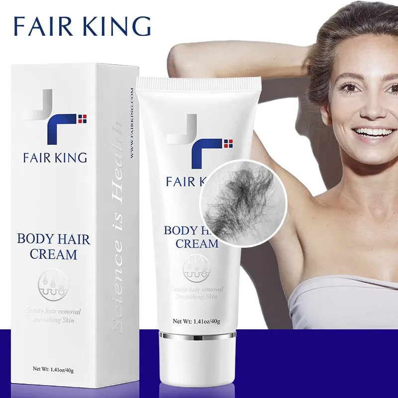 FAIR KING-Crème dépilatoire indolore pour hommes et femmes, épilation, ati elles, jambes, cheveux, soins du corps, rasage, 40g