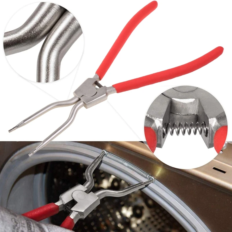Portable Washing Machine Spring Remover, Spring Expansion Tool, Metal and Plastic, Simple to Operate Labor-Saving Spring Remover