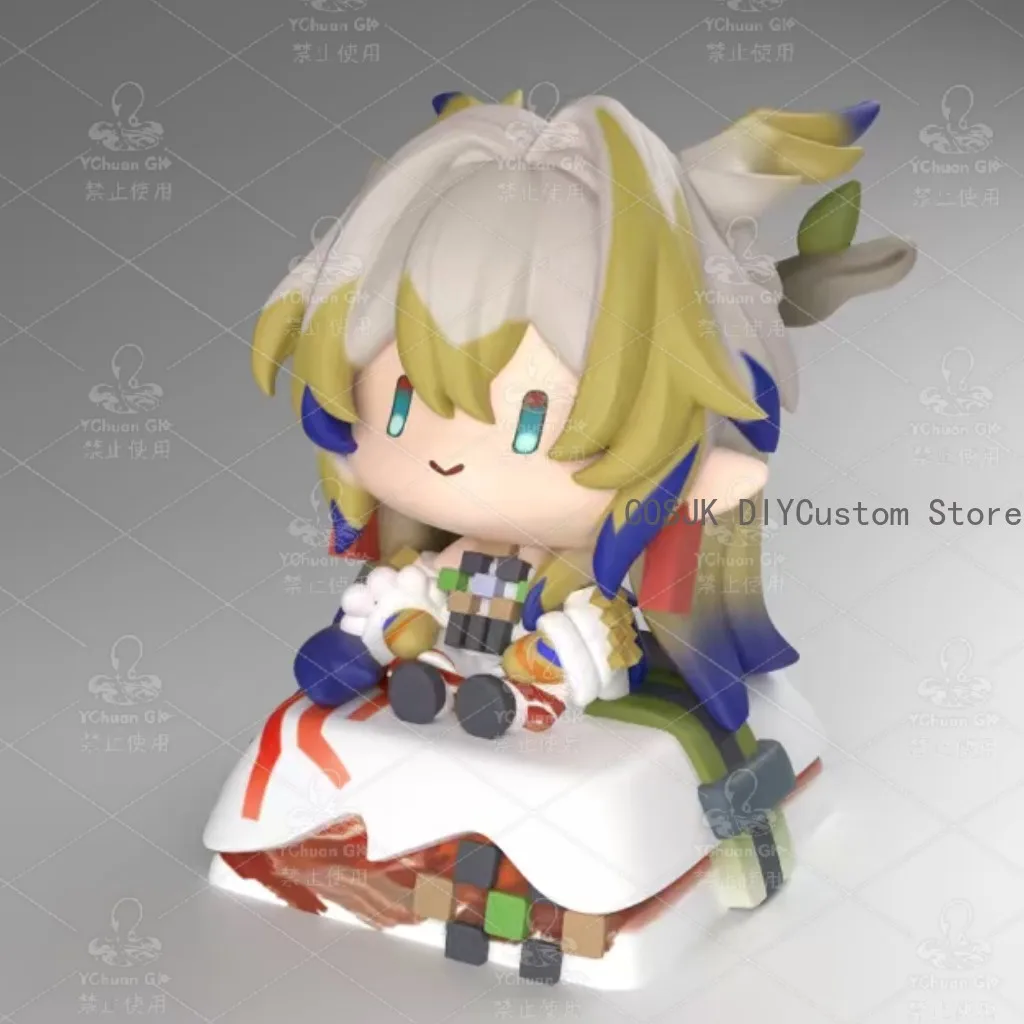 Figurine de cosplay Game Arknights SilverAsh Zuo Le Shu Muelsyse, ornements, décorations pour ordinateur, capuchons de clavier, kits de garage, capuchon de touche Kforce