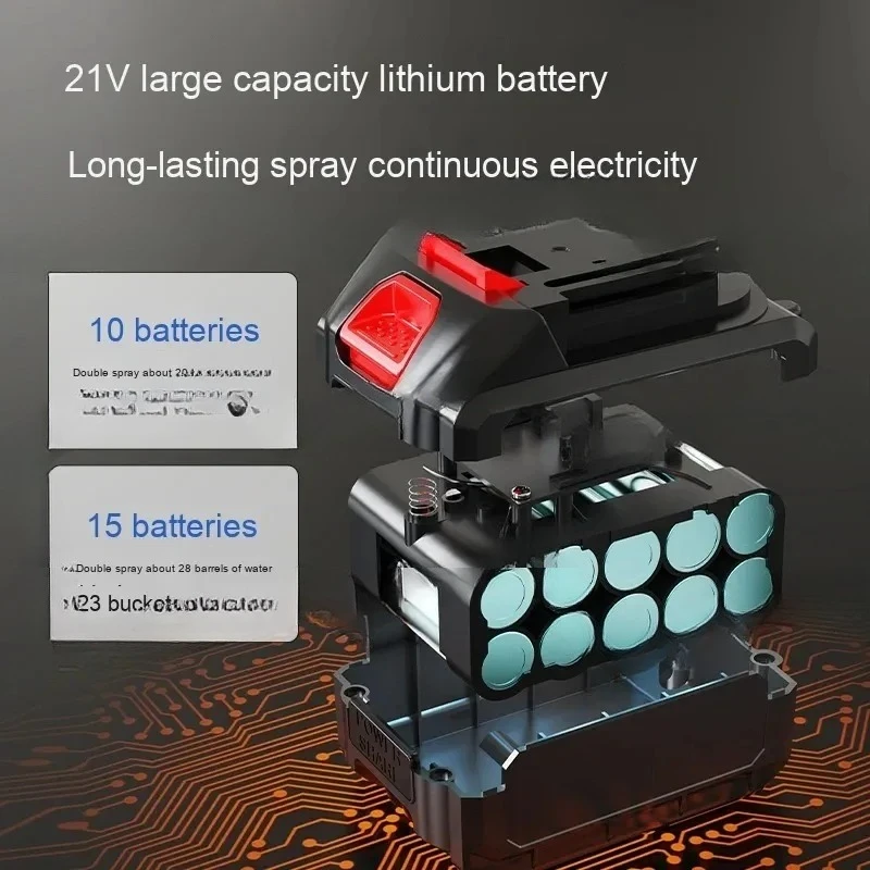 21V plug-in lithium battery electric sprayer New 20L backpack pump core assembly for epidemic prevention and disinfection