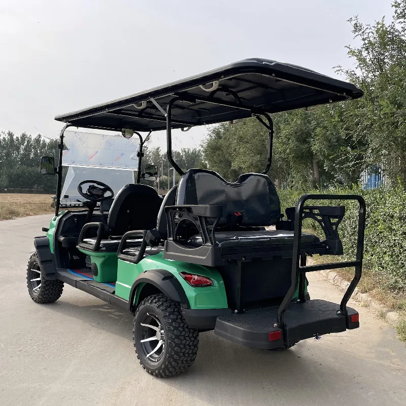 CE DOT New 6 Seater 4000W Electric Golf Cart Global Sales Lift Golf Cart 4+2 Seater Sightseeing Ca