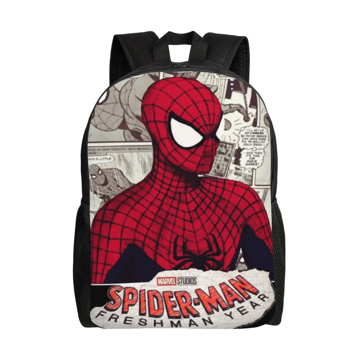 

Marvel Spider-Man Backpack, Women's Oxford Cloth Backpack, Men's School Bag, Travel Backpack, Laptop Backpack