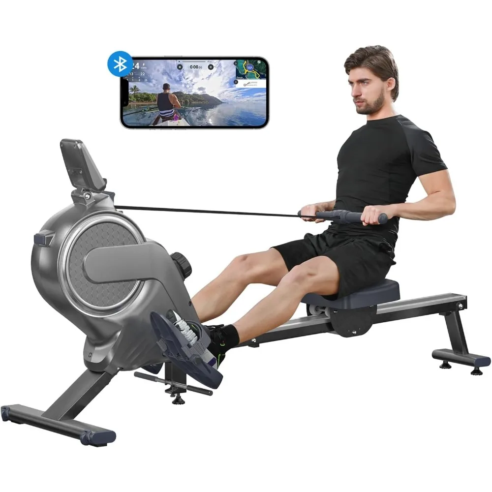 

Home Rowing Machine/Maximum 350 Pound Rowing Machine/Magnetic Rowing Machine with 16 Levels of Motion Resistance