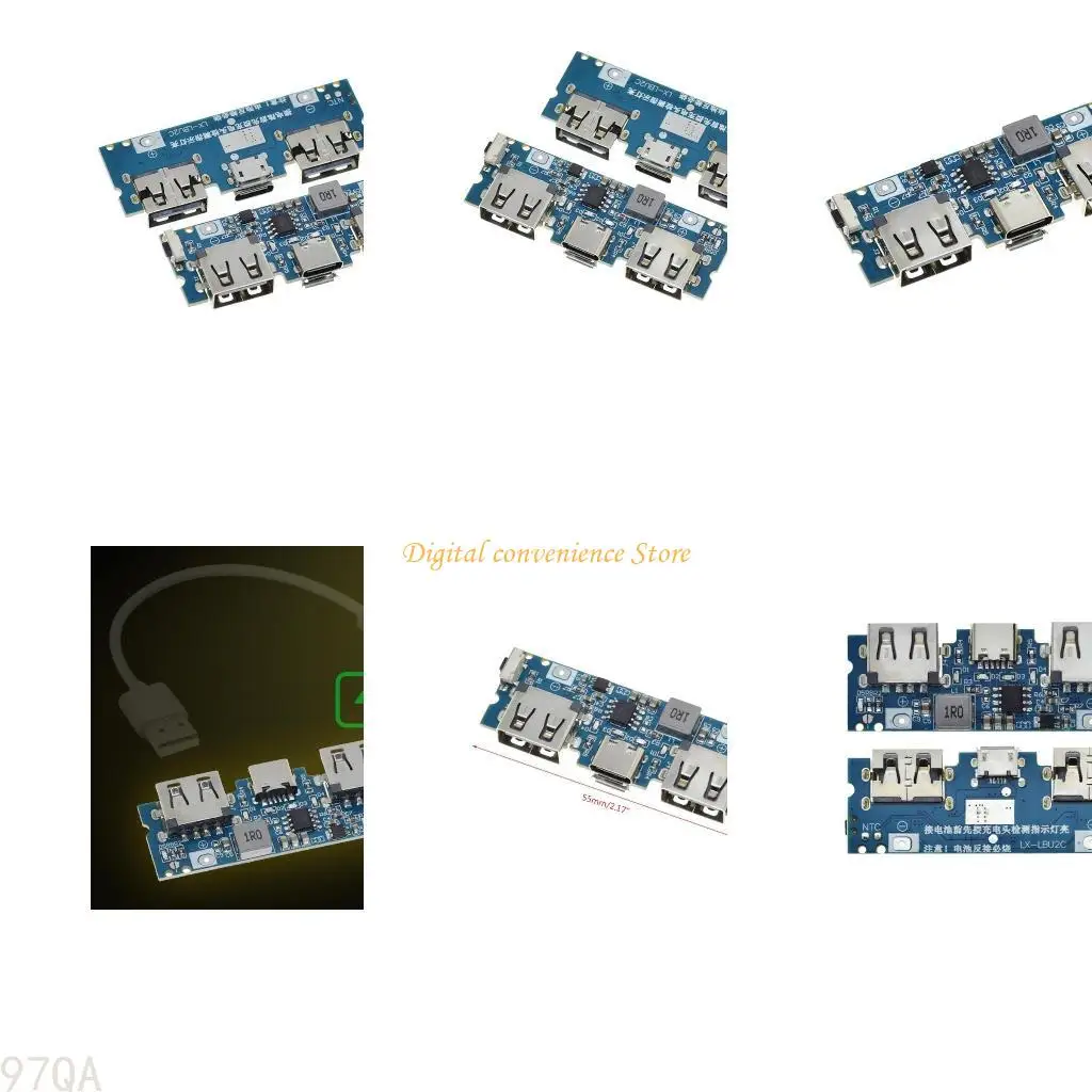97QA MicroUSB/Type-C USB Power Mobile Power 18650 MODULE MODULE LITHIUM BATTERCHAR #1