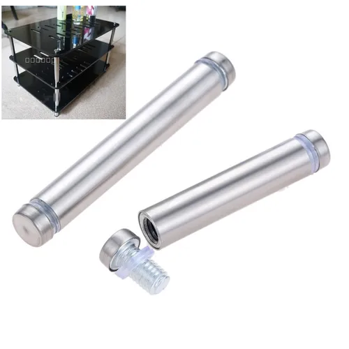 Imagen 2 del producto Tornillos de doble cabeza para publicidad, 10 piezas, sujetadores de clavos de vidrio para espejo, 30/40/50/60/80mm