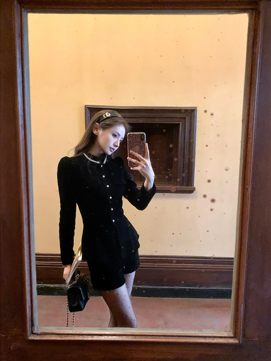 

Ay Snow Bla Velvet Beaded Waist Cinched Top orts Fce Lined Set Bubble Sve Silver Velvet Faion Ensemble