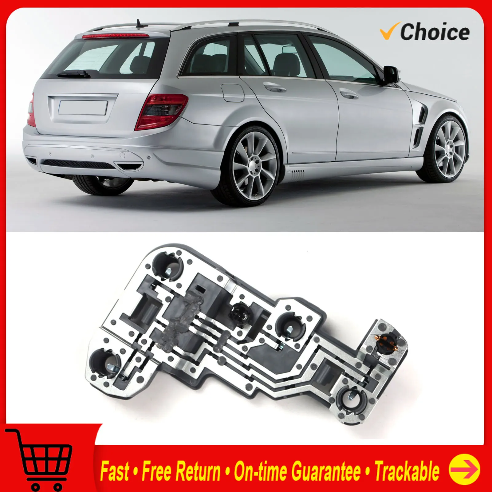 

Замена держателя лампы заднего фонаря для Mercedes-Benz C-Class W204 Estate C63 2007–2011 гг.