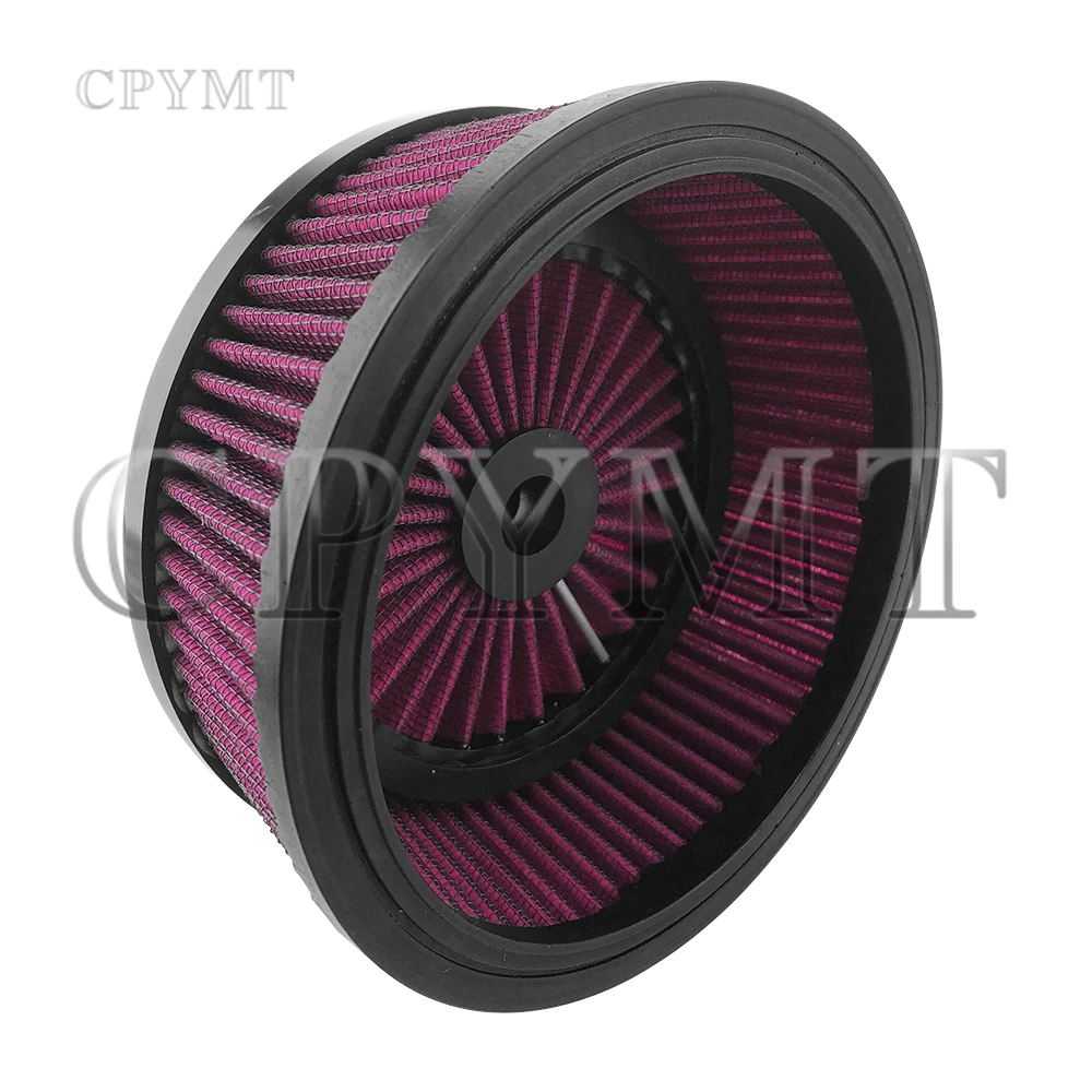 Black Red Blue Air Filter Repalecment Element Air Cleaner Core Fit For Harley Sportster XL Touring Road King Dyna Softail