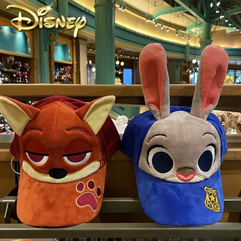 

Аниме Disney Land Zootopia мультфильм Ник Уайлд Джуди Хоппс милая шляпа с утиным языком пара хлопковая шляпа подарок на день рождения для мальчиков и девочек