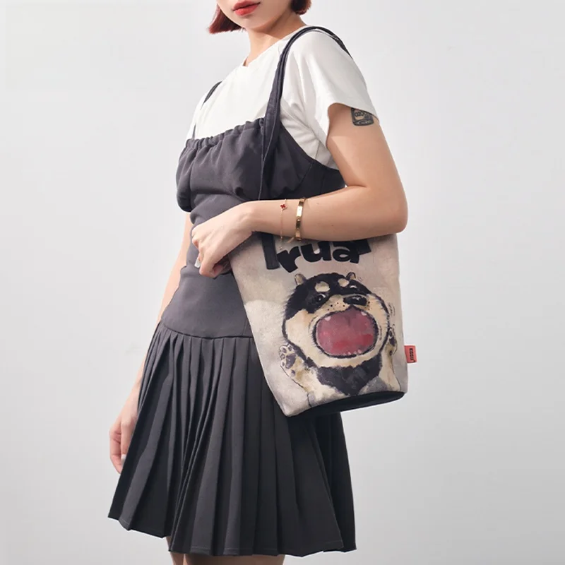 

Perfect Casual Dir Bag Buet ape Women's Commuter Bag Soft Handle Double Layered Inner ket Foldable Waable