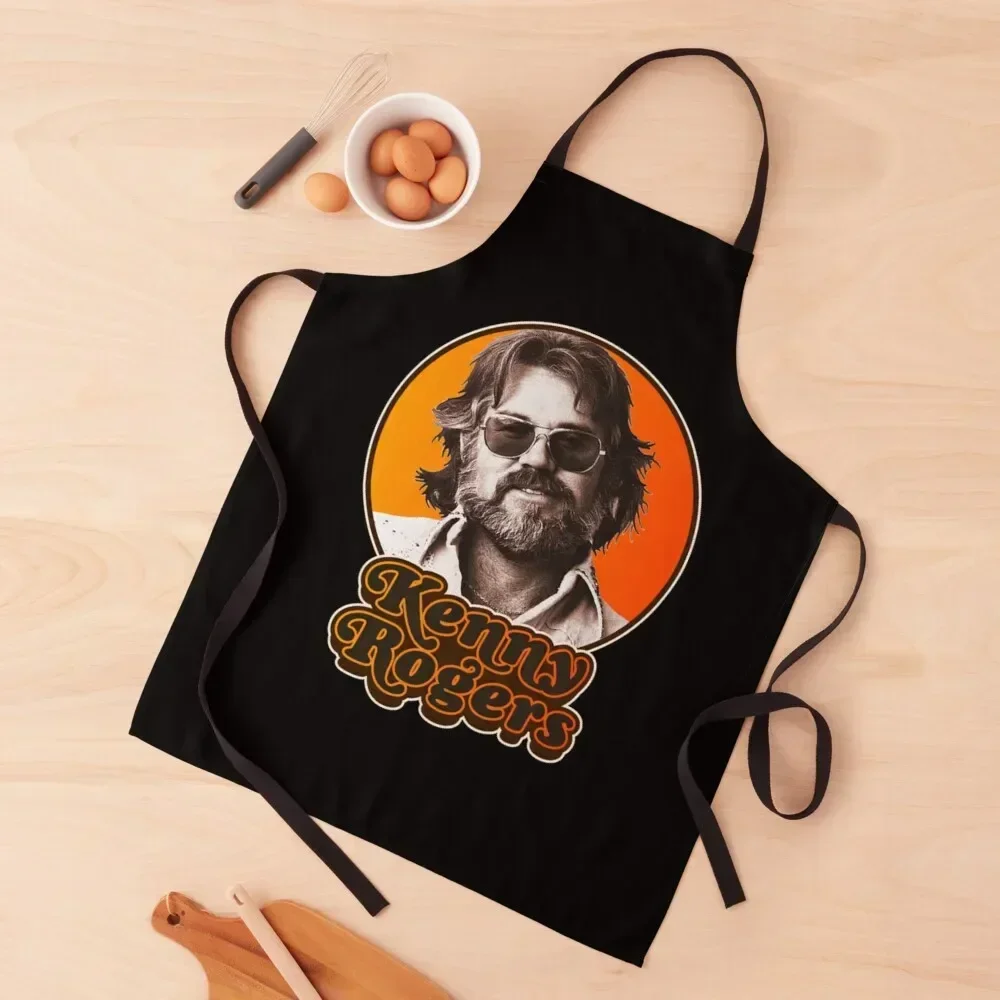 

Kenny Rogers Apron Men gift Cute Kitchen women's work kitchen gadgets Apron