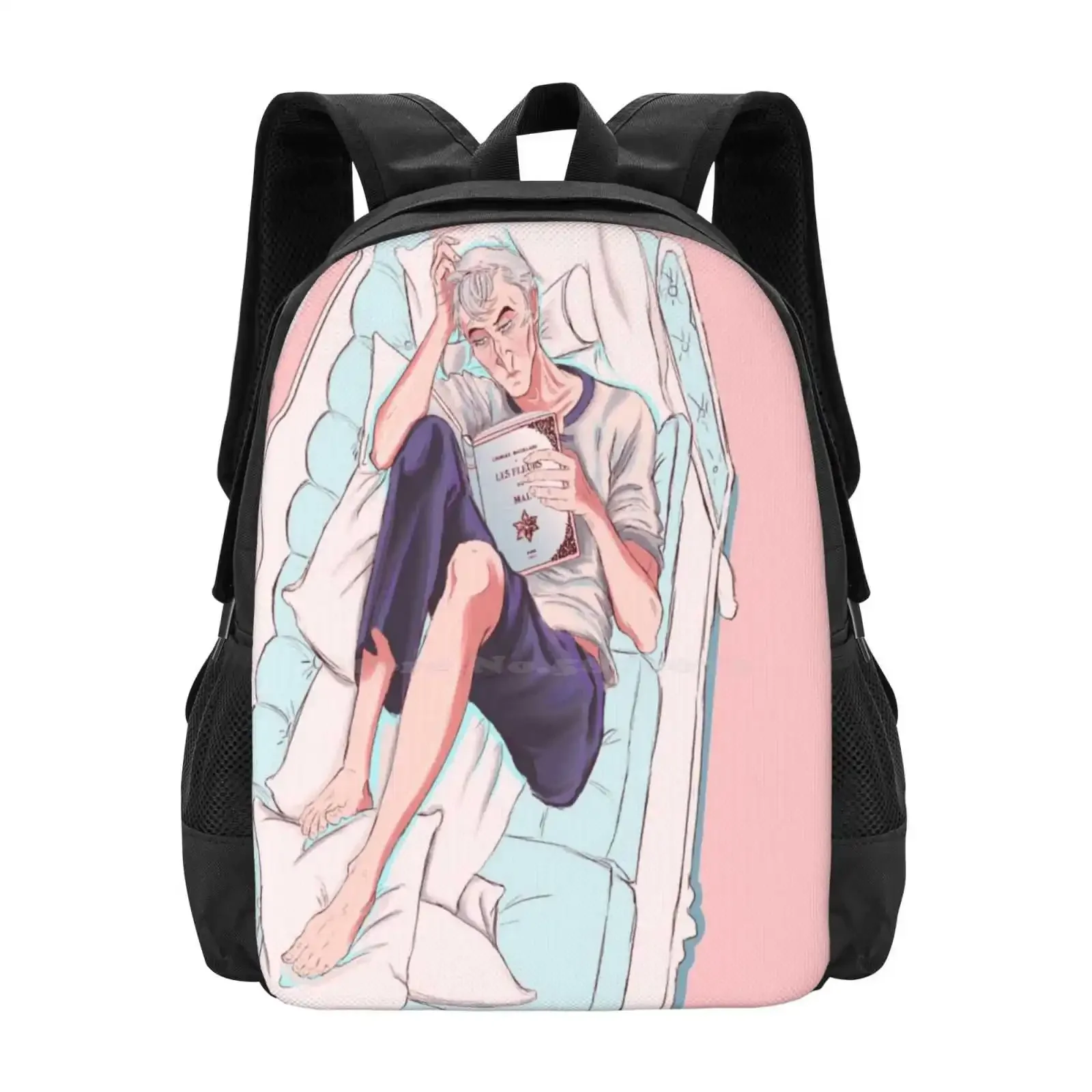 

Comfy Frollo Hot Sale Schoolbag Backpack Fashion Bags Claude Frollo Villain Pastel French