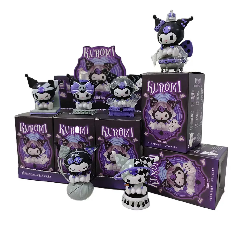 Sanrio Kuromi blinde doos weerwolf kill serie actiepop anime figuur verrassingstas schattig model fan collectie speelgoed