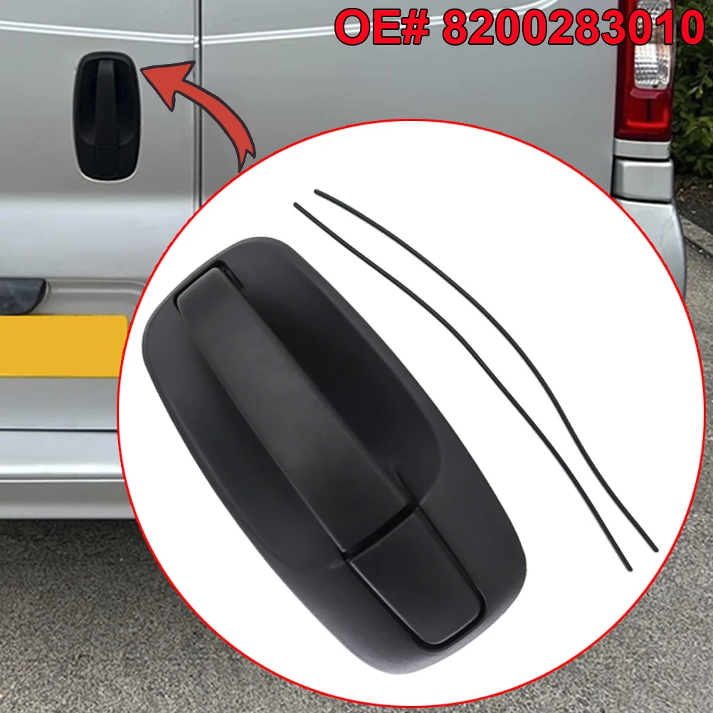 OE# 8200283010 4414506 Car Rear Tailgate Door Handle For Renault Trafic Opel Vivaro Nissan Primastar 2001-2014 Car Replacement