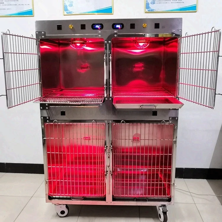 Durable Veterinary  Cage With Stainless Steel Veterinary Hospital Cage Prime Cages For Veterinary