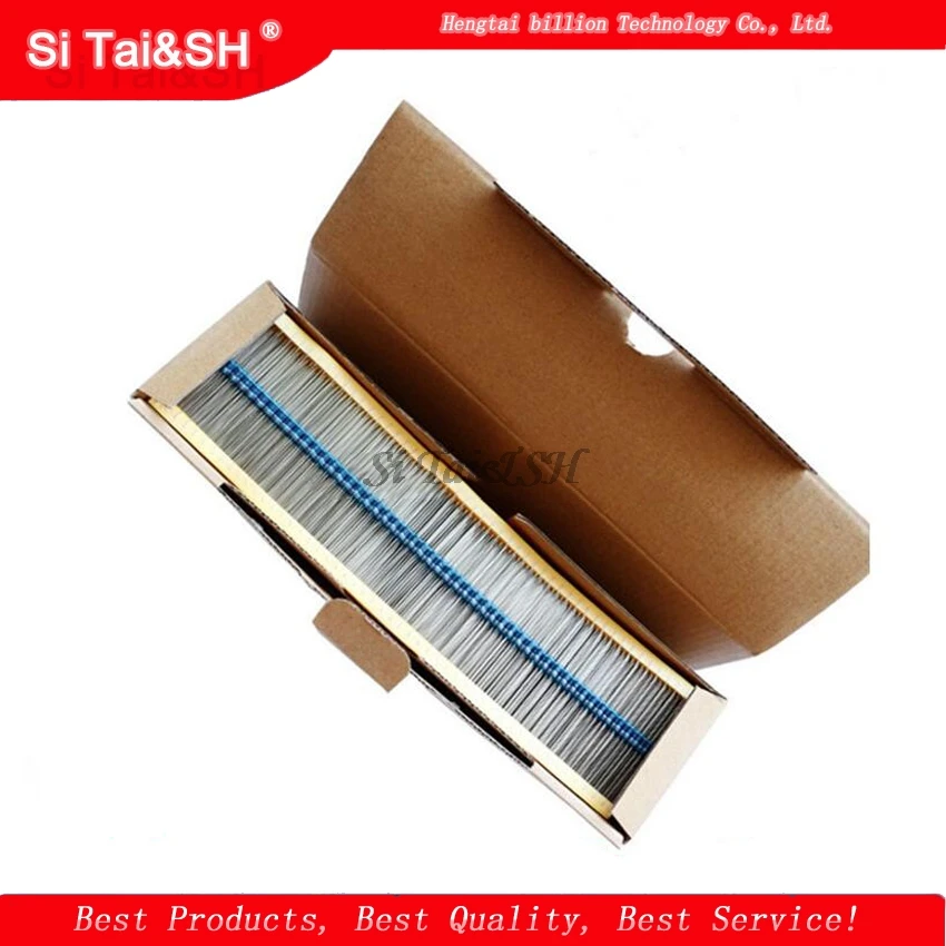 100pcs 10K ohm 1/4W Metal film resistor  1%
