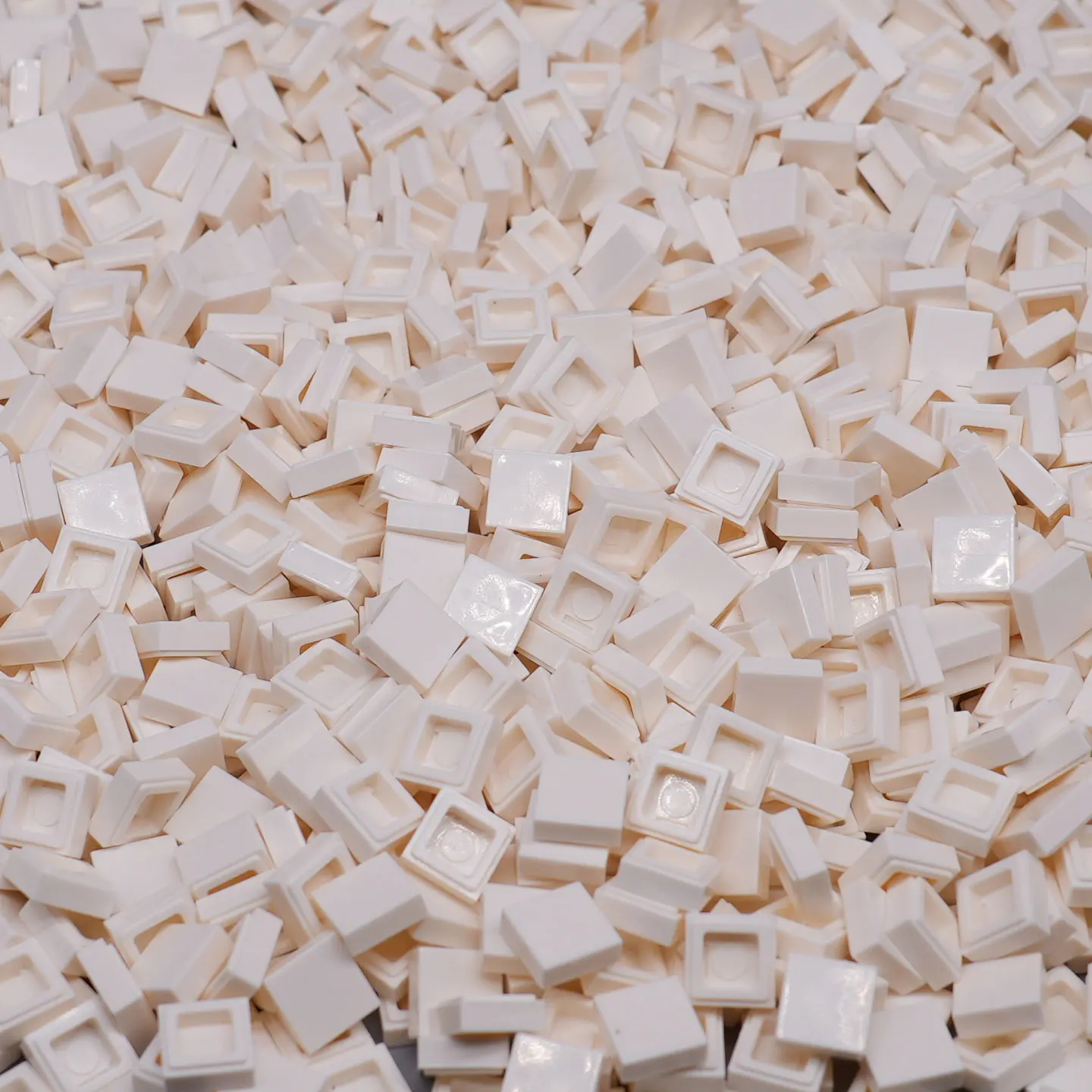 30g/195pcs Small Flat Cube Building Blocks Smooth Surface Mini Particle Accessories for DIY Ball Filling