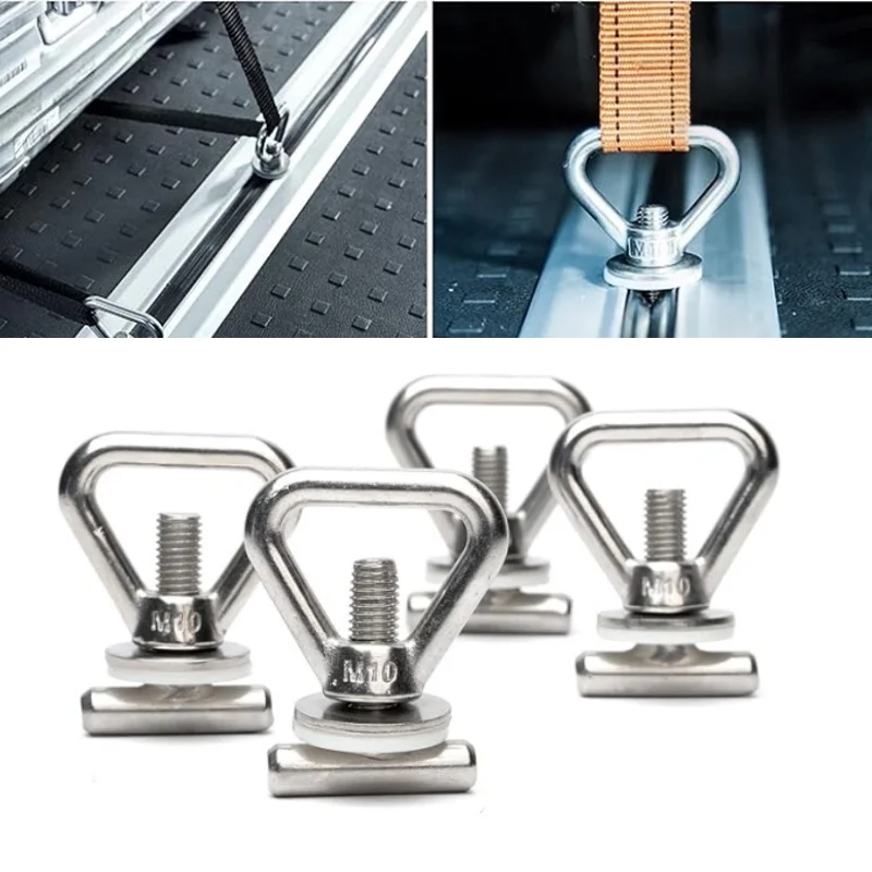 

1 шт., палатка для кемпера, фиксированная направляющая, подъемное кольцо, универсальный металлический крючок, велосипедная автомобильная шина, багаж, фиксированное подъемное кольцо, аксессуары