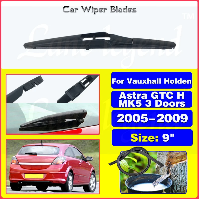 

9" Rear Windshield Windscreen Washer Wiper Blade For Vauxhall Holden Opel Astra GTC H MK5 3 Doors 2005 - 2009 Car Accessories