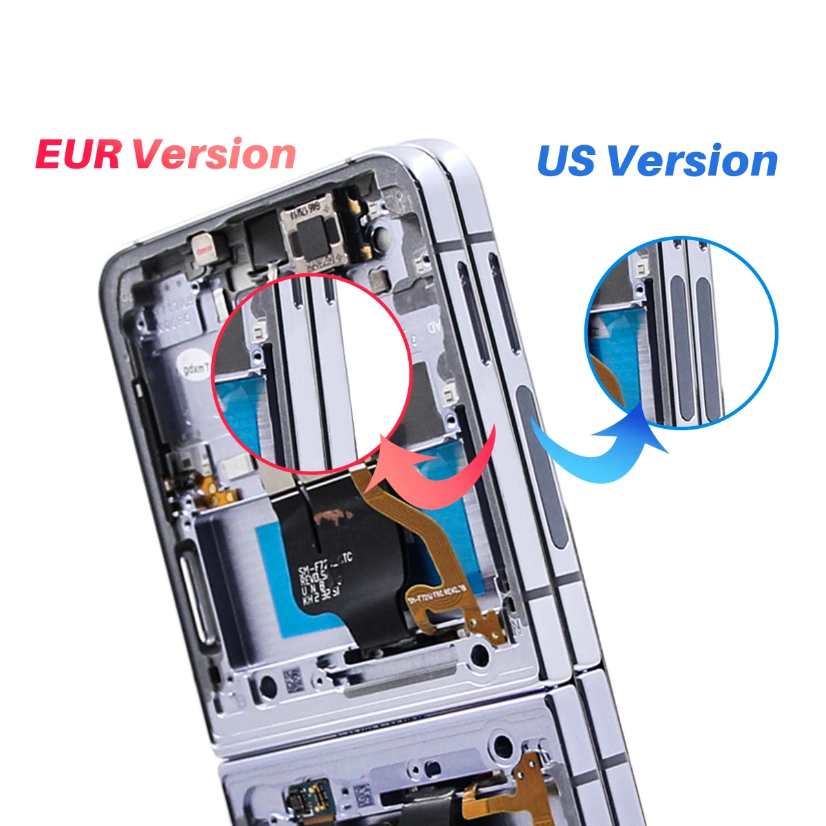 Flip4 Screen For Samsung Galaxy Z Flip 4 5G SM-F721 F721B Lcd