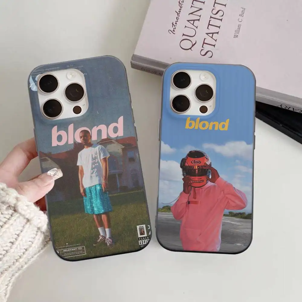 

Album F-Frank O-Ocean Rap Soft Corrugated Transparent Phone Case For IPhone 17 15 16 11 12 13 14 Pro Max Plus Pro