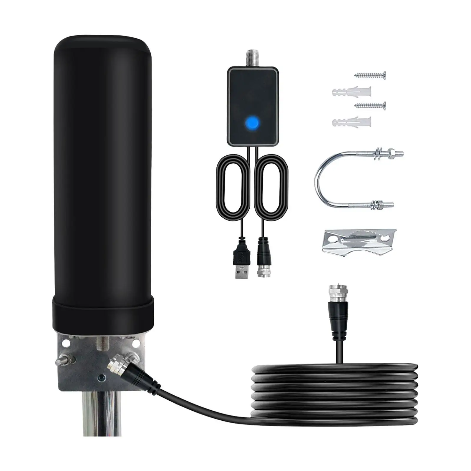 TV Antenna GAIN 25 dBi High Performance Signal Booster for Home