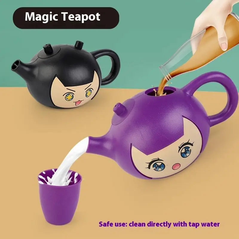 Unique Assassins Teapot - Chinese Inspired Magic Prop For Dual Liquid Pouring & Tea Appreciators