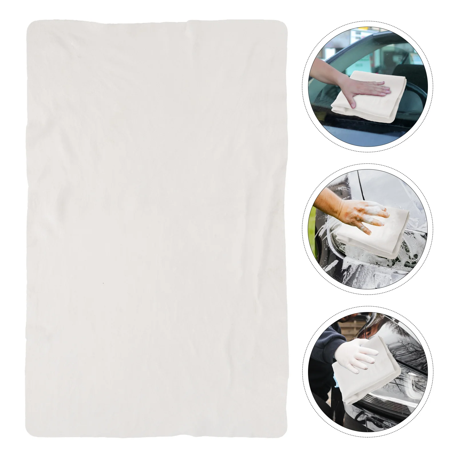 

Super Absorbent Thickened Chamois Towel Soft Car Drying Cloth Quick Water Removal Car Wash Dryer Towel Detailing Tool