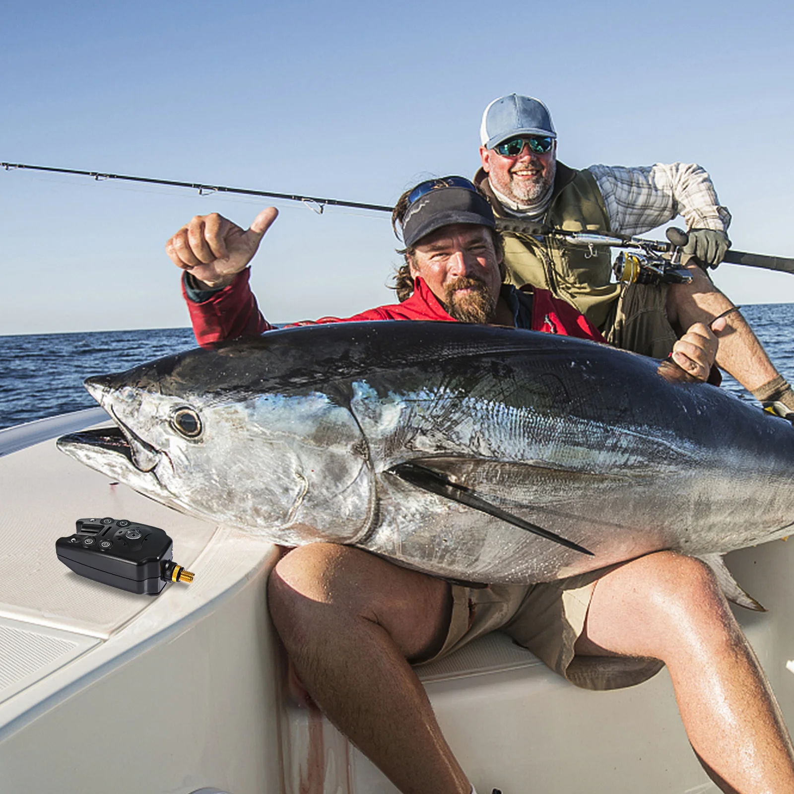 

1Pcs Intelligent Fishing Reminder Electronic Fishing Accessory Adjustable Volume Alert Bell Clip for Multi Rod Monitoring