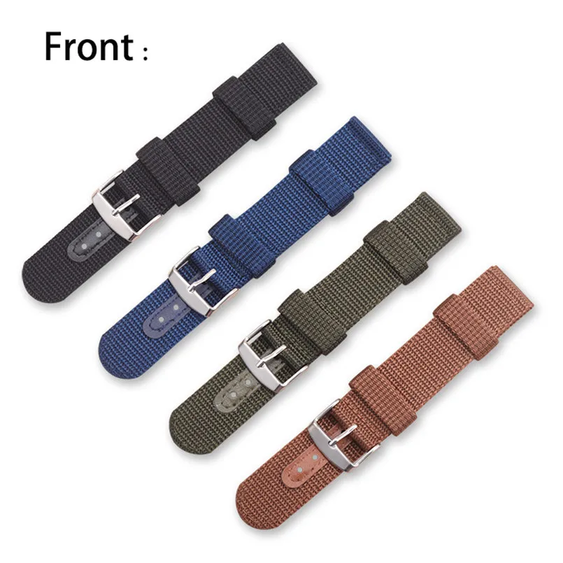 Ремешок нейлоновый для Samsung Galaxy Watch Active 2 40 44 мм, быстросъемный универсальный браслет для часов Gear S3, 18 мм 20 мм 22 мм 24 мм