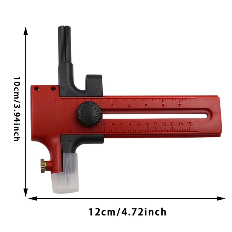 Compass Cutter Adjustable Circular Cutting Tool For Making Fabric Crafts DIY Scrapbook Art Craft Tool Circle Paper Cutter