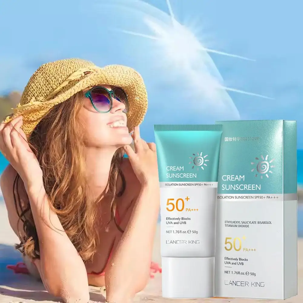 

SPF 50 Facial Body Sunscreen Whitening Sun Cream Sunblock Cream Anti Protective Protection Skin Cream Facial Sun E6G7