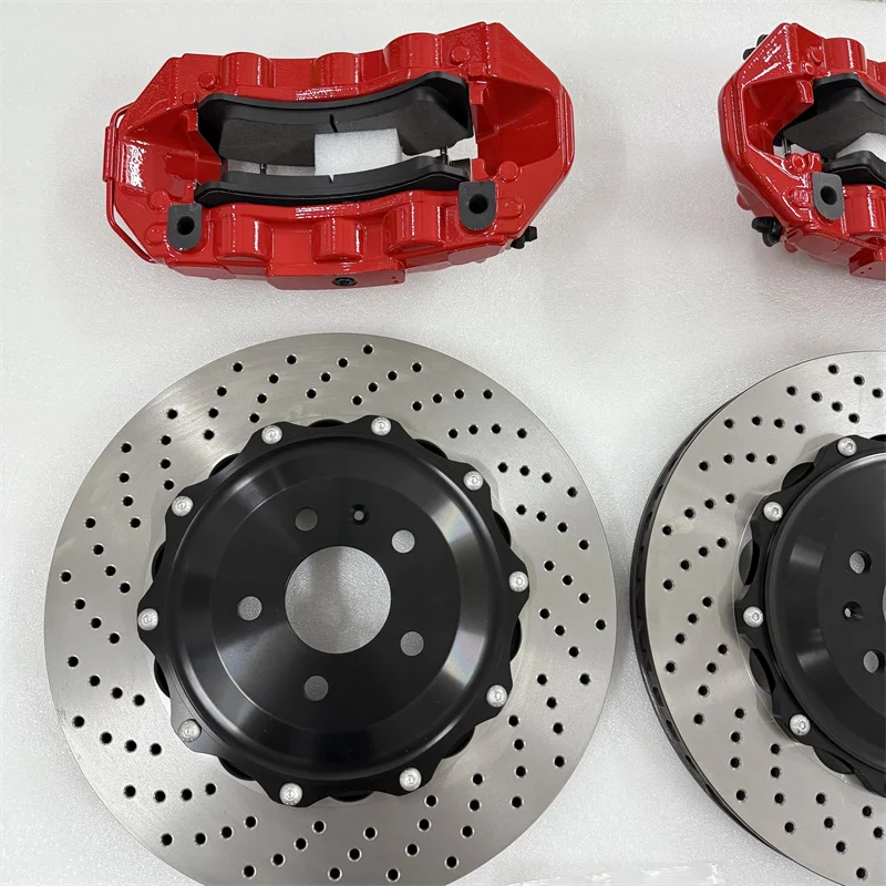 

Jekit Red Brake Caliper 6 pots 355-405mm Drilled Disc For 2017 Kia optima gt