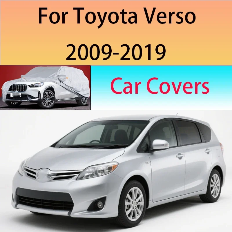 

Car cover protection For Toyota Verso Outdoor Protection Full Car Covers Snow Cover Sunshade Waterproof Dustproof Exterior