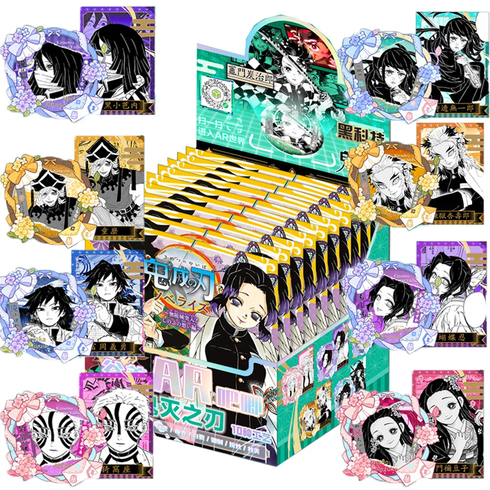 

Demon Slayer Popular Anime Peripheral Customizable Badge Cartoon Enchanting Characters Laser Cards Backpack Accessories Gifts