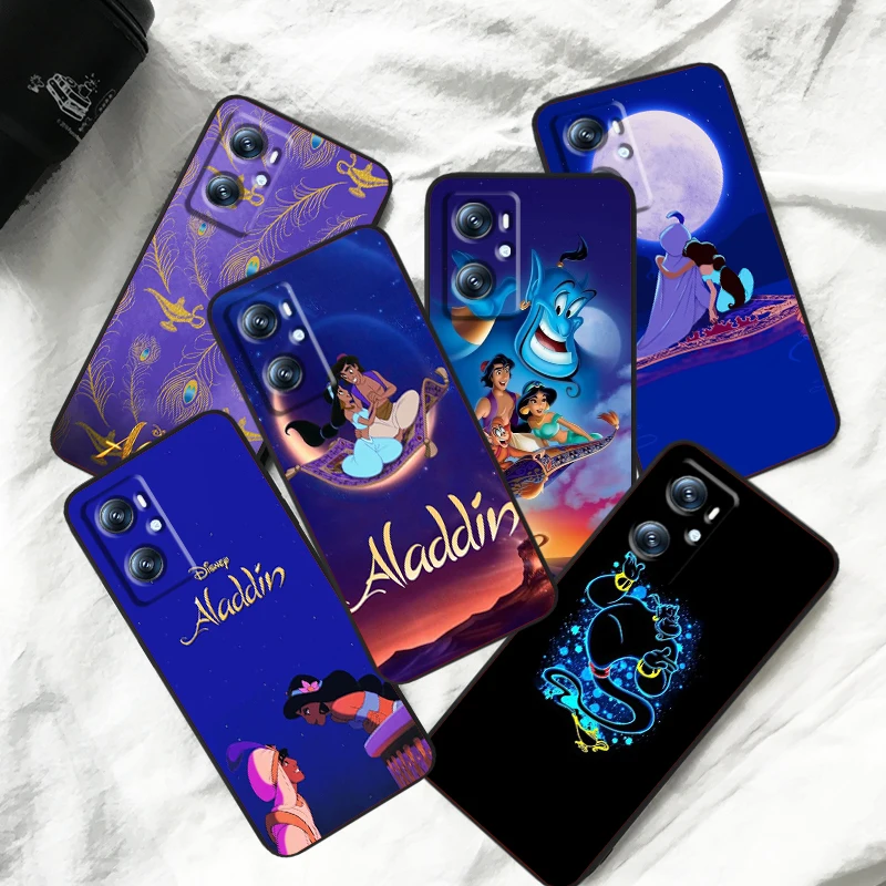 Aladdin Anime Magi For OPPO Find X6 X5 X3 A54S A5 A94 A16 A53S A57 A74 A72 A98 A78 A96 A9 5G Black Back Phone Case