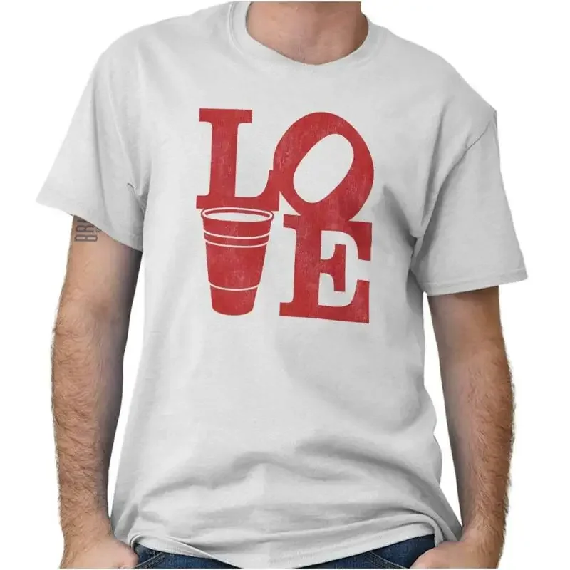 Drinking Beer Drunk Party College Bar Crawl Adult Short Sleeve Crewneck Tee