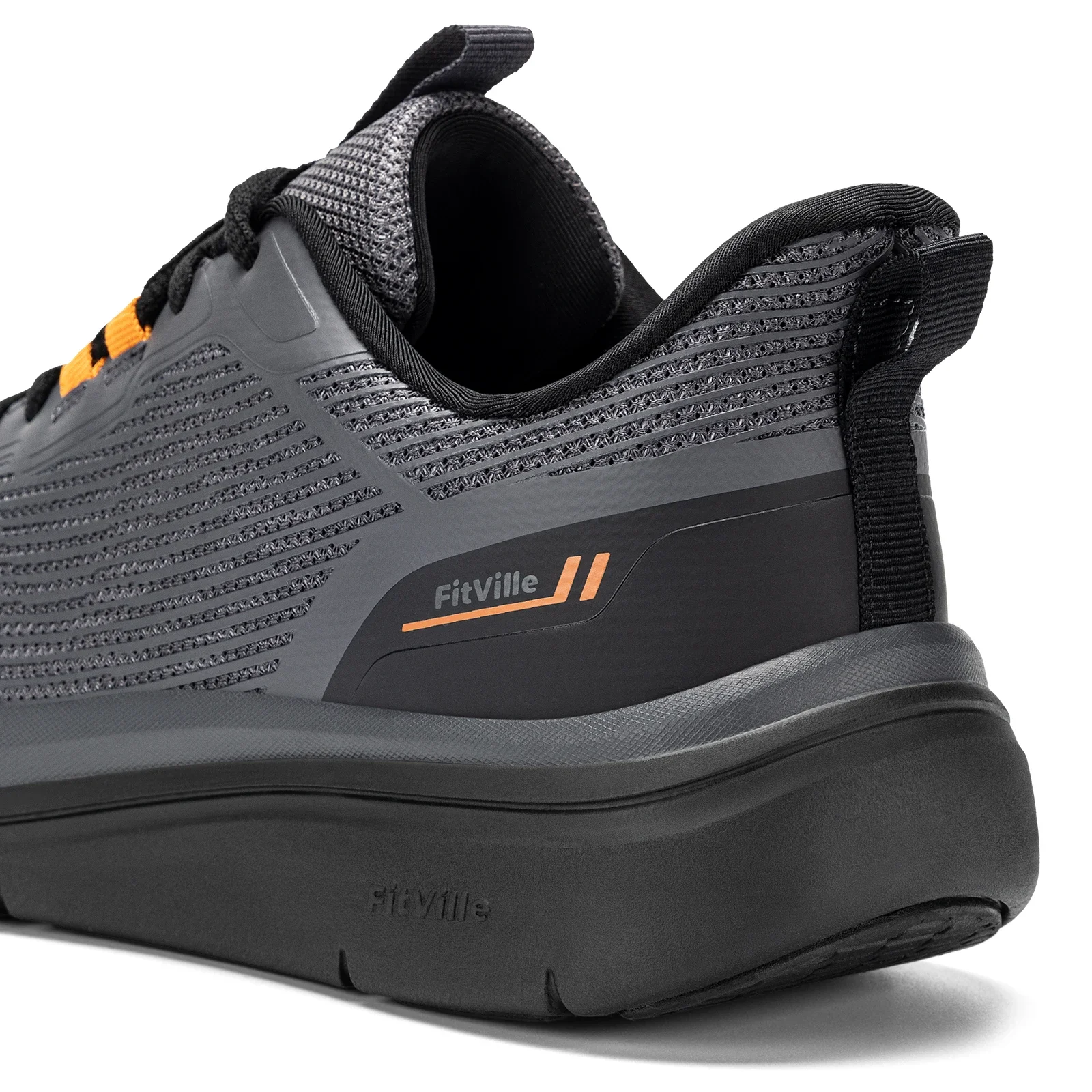 FitVille Herren-Walkingschuhe mit breiter Zehenpartie, dicke Sohle, lässige Sportsneaker, bequeme Fitness-Laufschuhe für Herren, atmungsaktiv für den Herbst – Detail 15