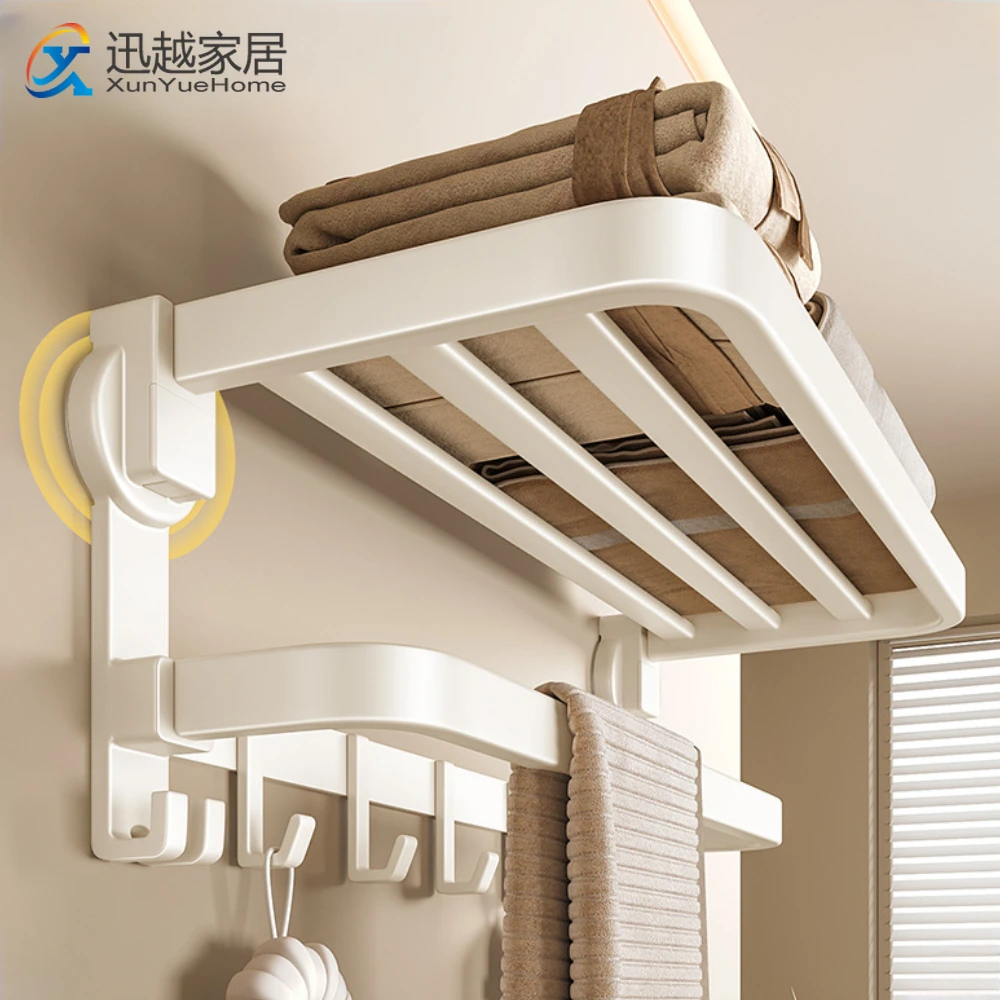 

Кремово-белая вакуумная присоска, вешалка для полотенец, держатель с крючками, полка для ванной комнаты, подвесной стержень для унитаза, фурнитура, аксессуары