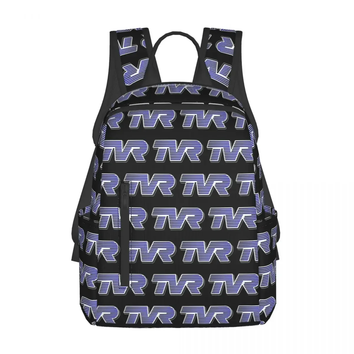 TVR Logo Colorful Backpack Daypack Boys Girls BookBag School Bag Shoulder Bags for Men Women