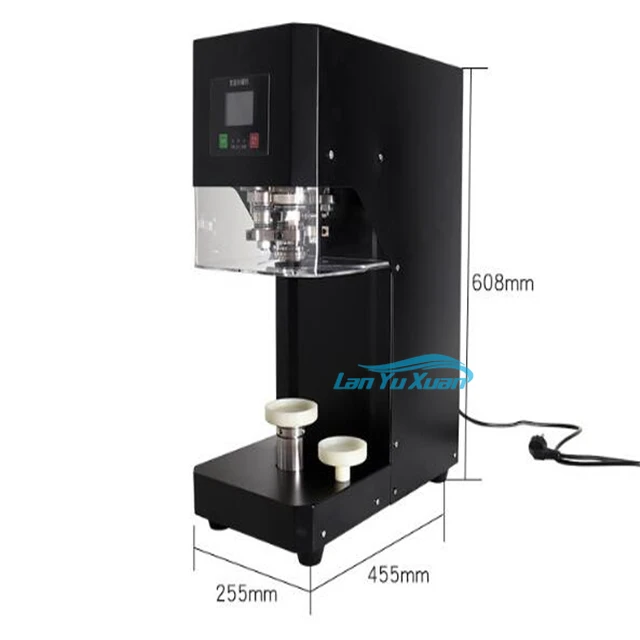 GL-CS2 China New Product Automatic Non-rotating Can Sealer Soda Tin  Seamer  Bubble Tea  Sealing Machine