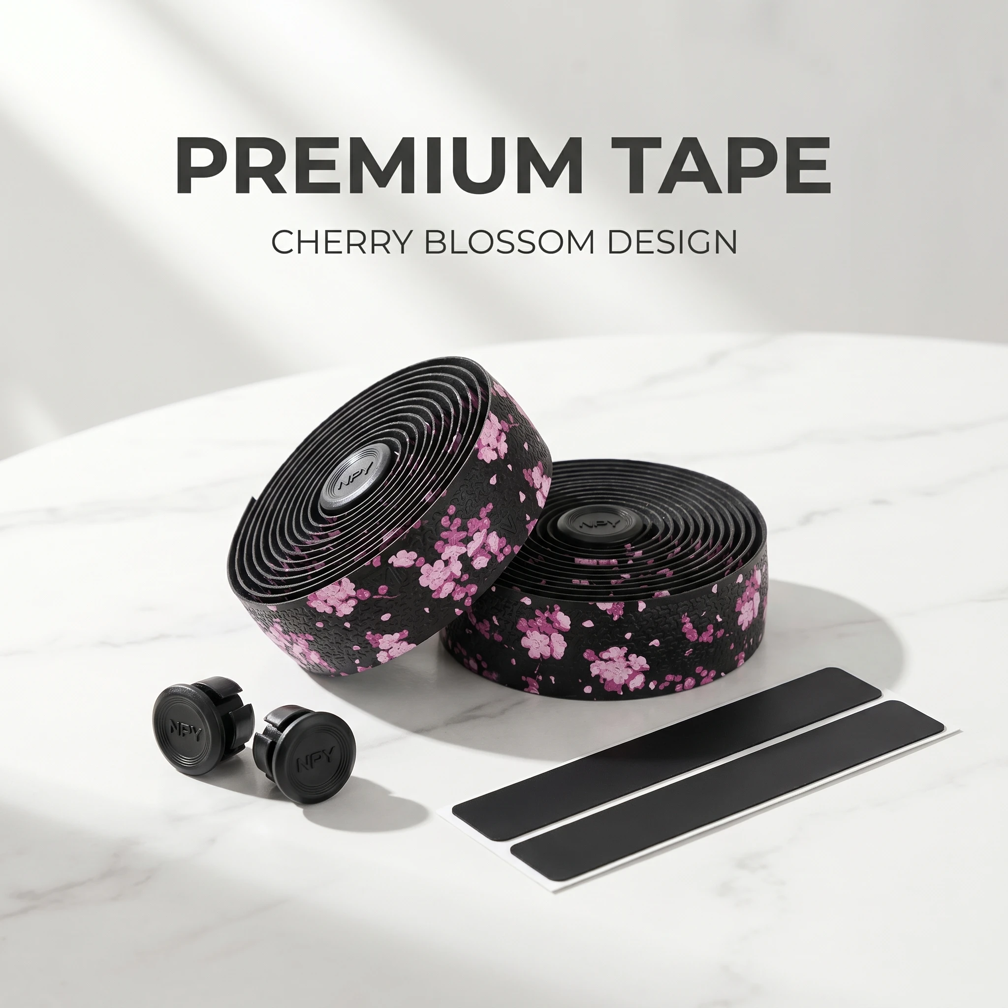 NPY Cherry Blossom Handlebar Tape Second Generation Road Bicycle Handlebar Tape Riding Handlebar Strap Bicycle Accessorie