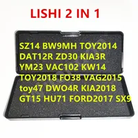 LISHI tool SZ14 BW9MH TOY2014 DAT12R ZD30 KIA3R YM23 VAC102 KW14 TOY2018 FO38 VAG2015 toy47 DWO4R KIA2018 GT15 HU71 FORD2017 SX9