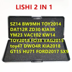 LISHI tool SZ14 BW9MH TOY2014 DAT12R ZD30 KIA3R YM23 VAC102 KW14 TOY2018 FO38 VAG2015 toy47 DWO4R KIA2018 GT15 HU71 FORD2017 SX9