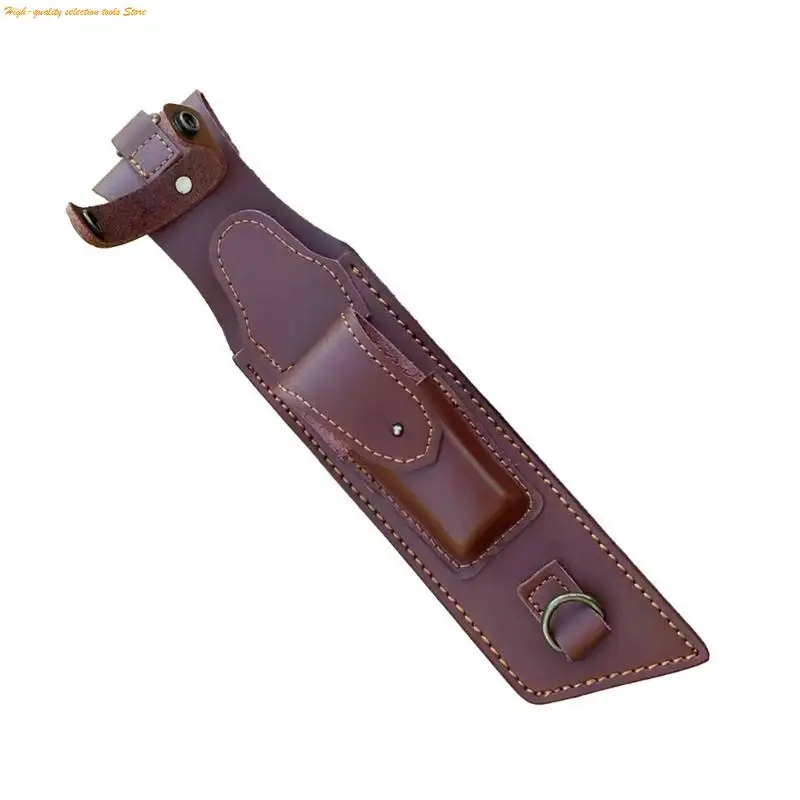 Cubierta portátil cuero cortador recto 203f para bolso almacenamiento aire libre cortador fijo