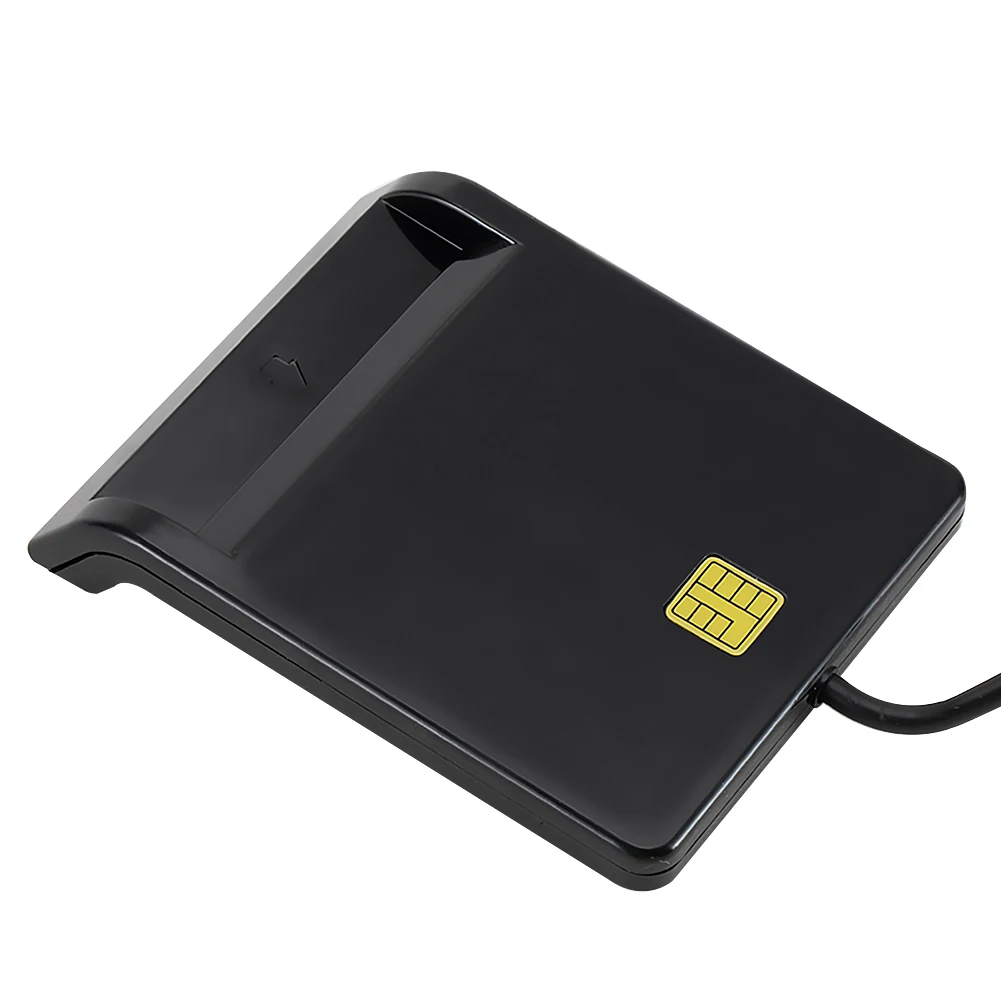 Portable USB 2.0 Intelligent Card Reader Affordable Easy Use Multi-function for DNIE ATM CAC IC ID Bank SIM Card Reader