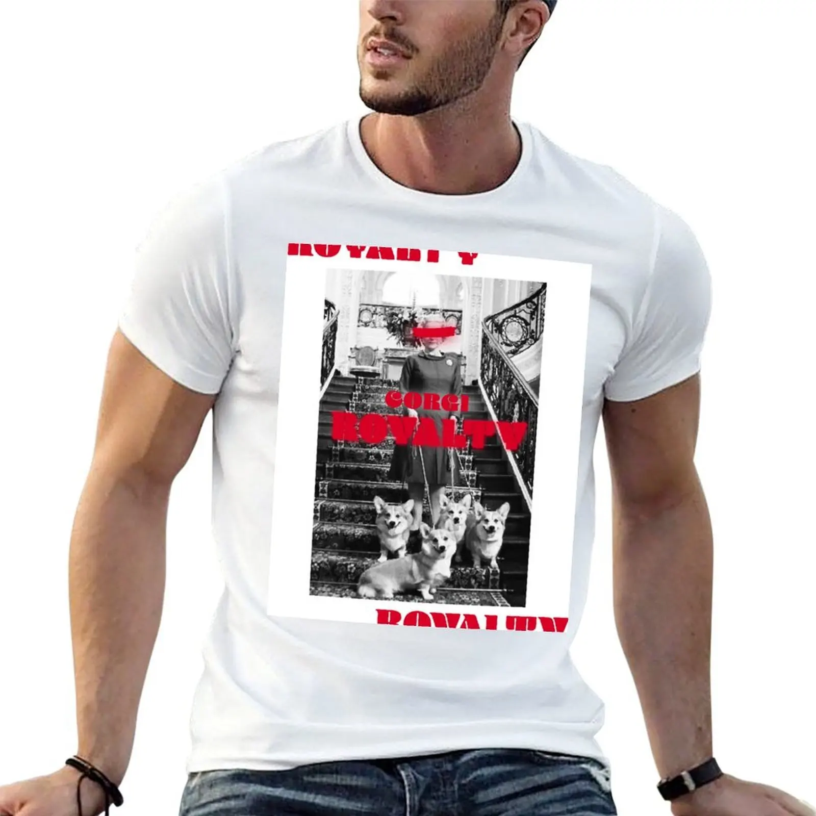 RP Charity - T-shirt « Corgi Royalty » pour l'extérieur, protection solaire