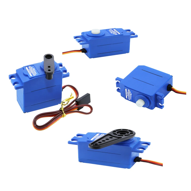 

IP67 Водонепроницаемый JX PDI-HV2305HB PDI-HV2613MG Высоковольтный цифровой сервопривод 13,0 кг.см 7,4 В Металлическая шестерня для 1/8 RC Грузовик Робот Автомобиль