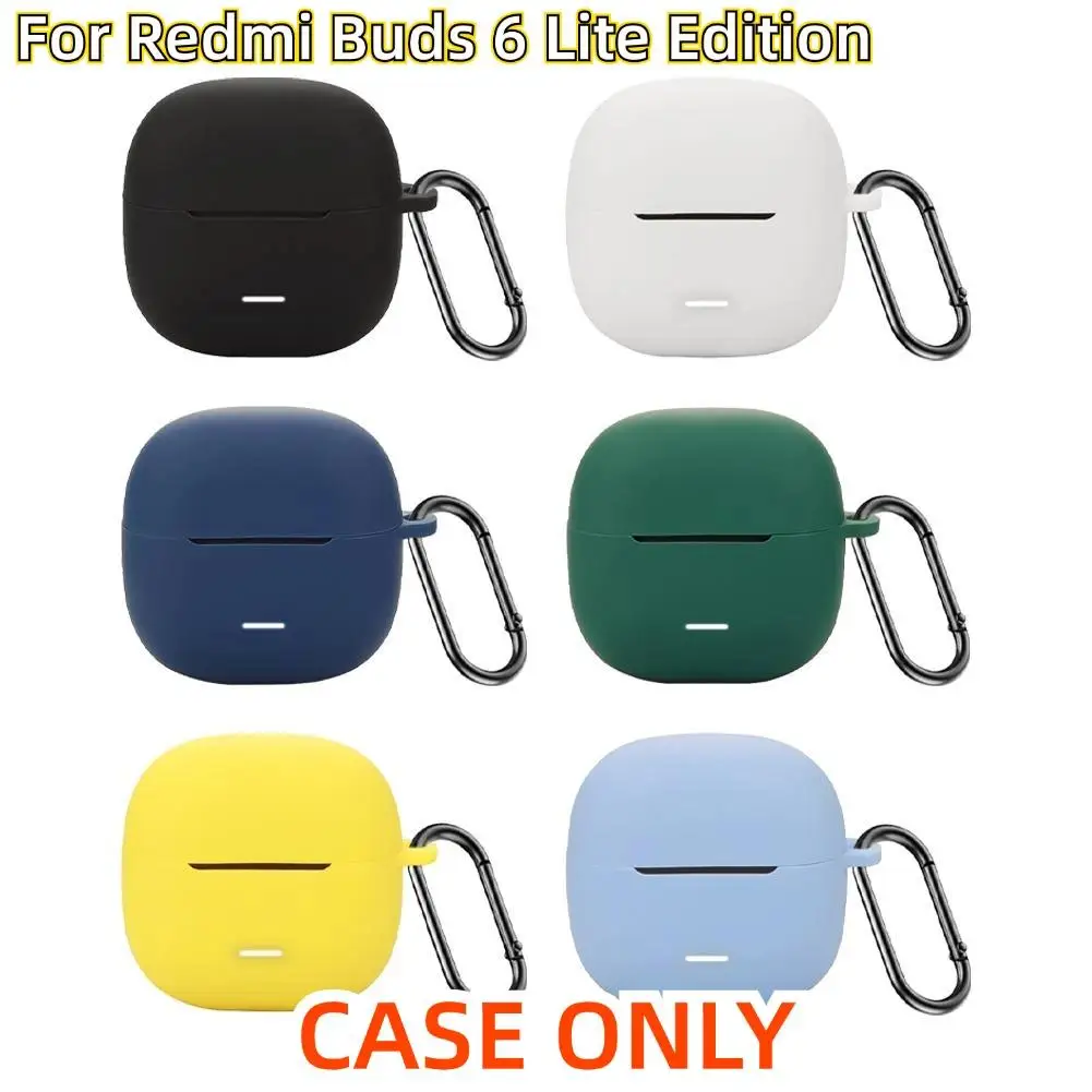 Earphone Silicone Cover for redmi Buds 6 Lite Edition Soft Anti-scratch Anti-drop Wireless Earbuds Charging Case Accessories