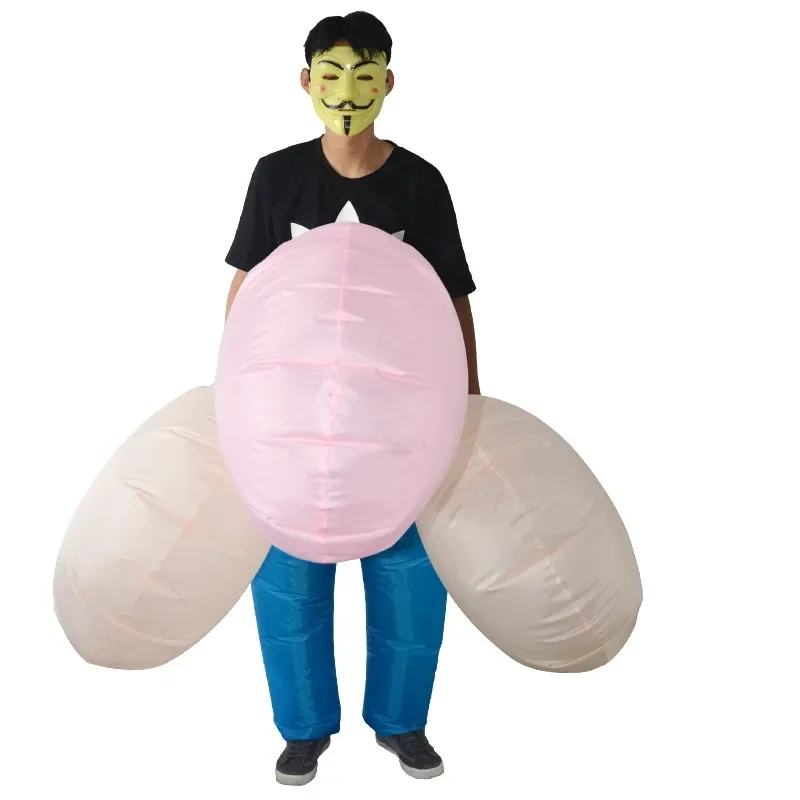 Halloween Kostüm Sexy Aufblasbare Cos Penis Für Männer Frauen Kostüme Dick Overall Cosplay Requisiten Aufblasbare Großen Vogel Penis Kleidung